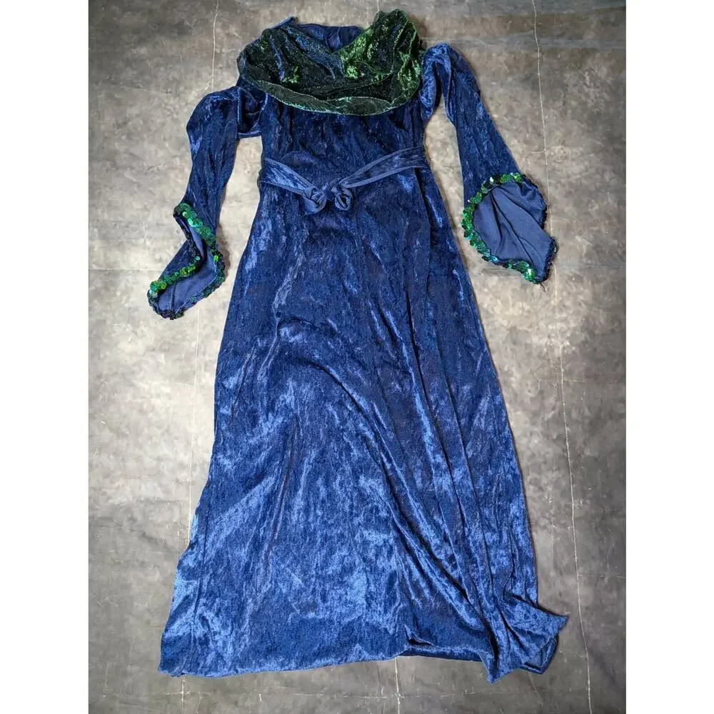 Medieval Princess Sorceress Dress Girls Child Size S 4-6x Halloween Costume